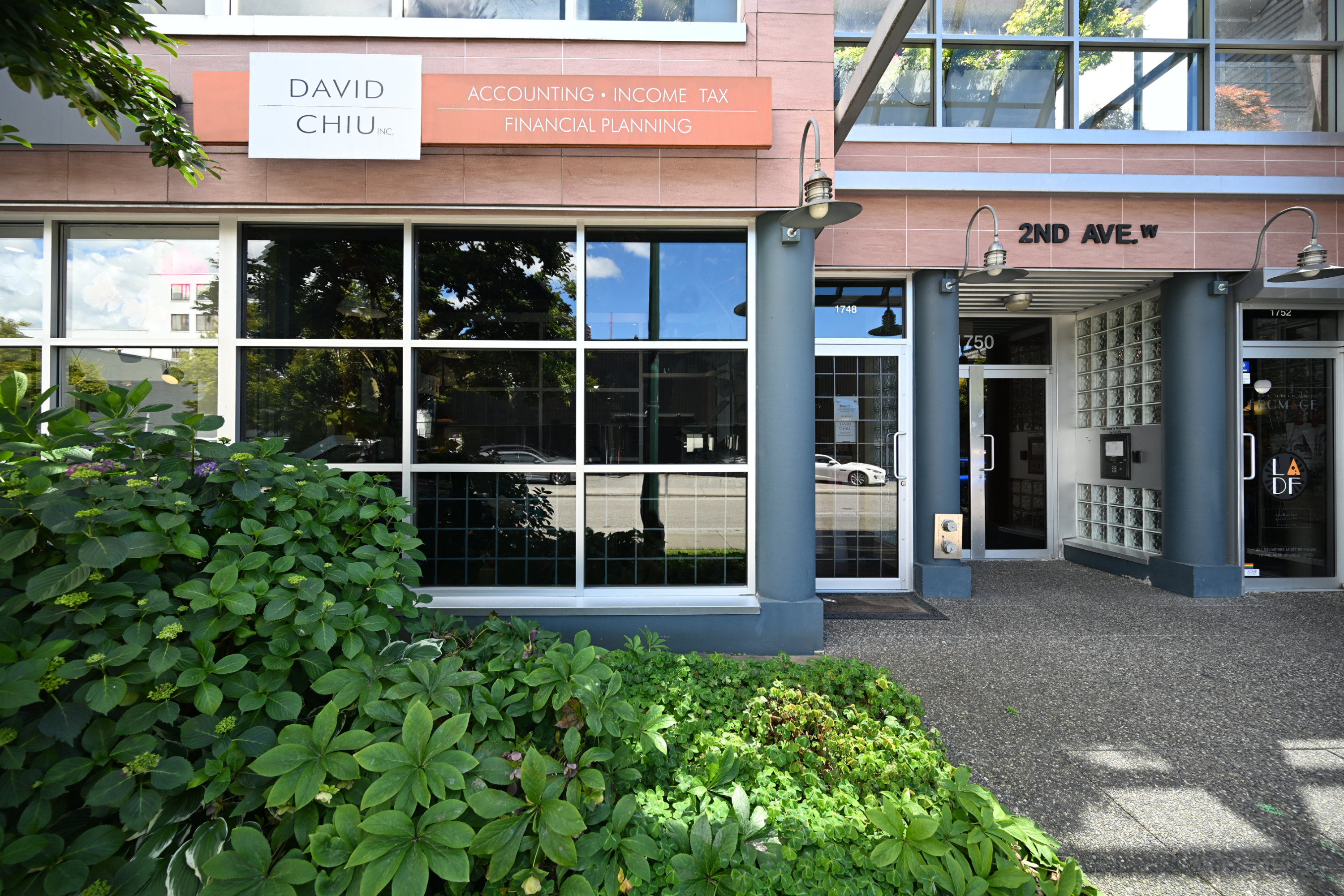 David Chiu Inc. office at 1748 West 2nd Avenue, Vancouver